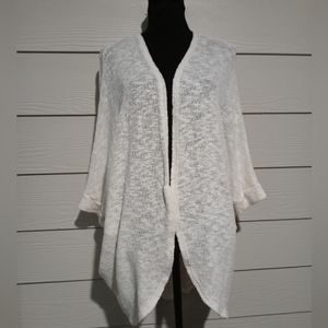 Mossimo Supply Co Simply Perfect Butterfly Sleeves Cream Sweater Cardigan EUC